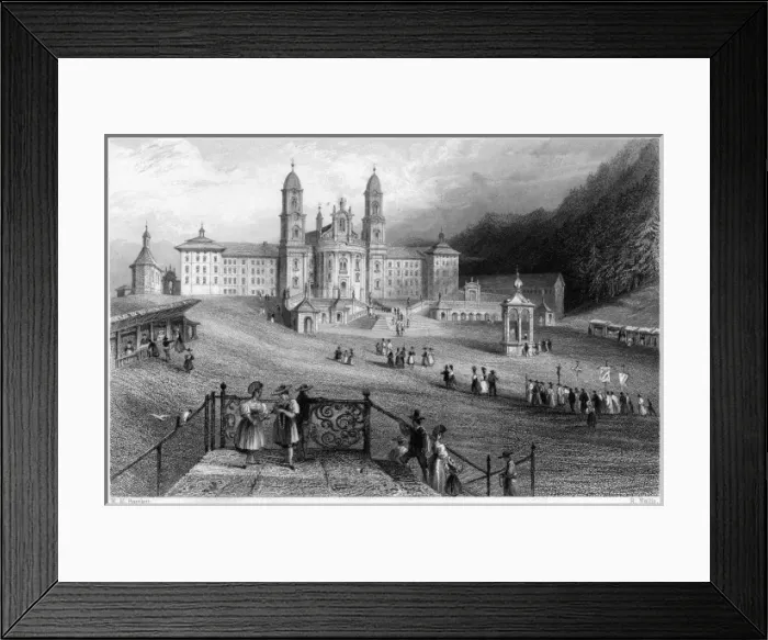 Framed Print : Switzerland Einsiedeln Framed Print : Switzerland Einsiedeln