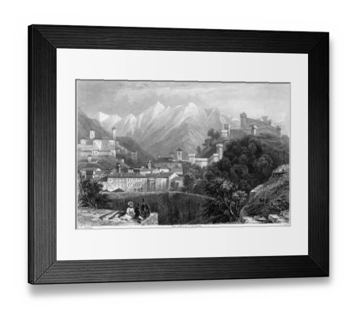 Framed Print : Switzerland Bellinzona Framed Print : Switzerland Bellinzona