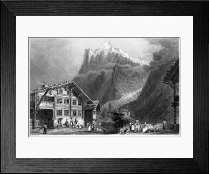 Framed Print : Switzerland Grindelwald Framed Print : Switzerland Grindelwald