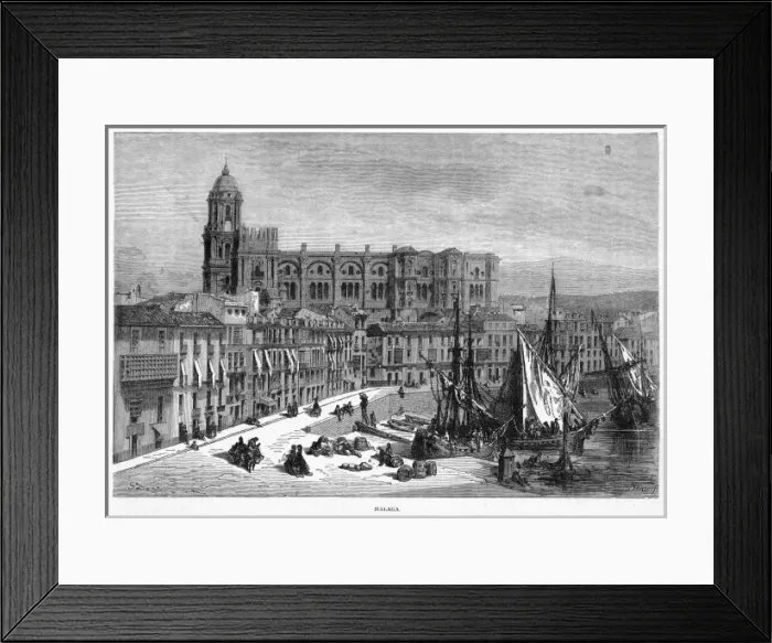 Framed Print : Spain Malaga Framed Print : Spain Malaga