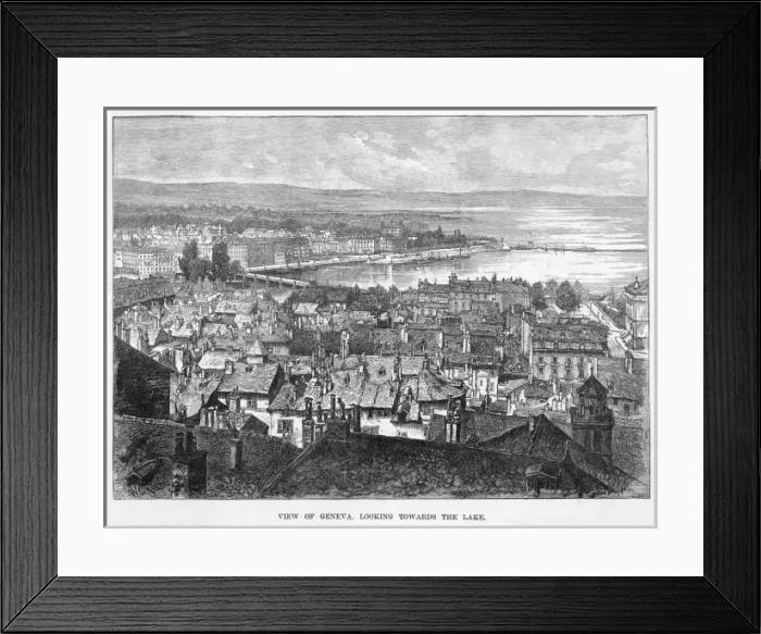 Framed Print : Switzerland Geneva Framed Print : Switzerland Geneva