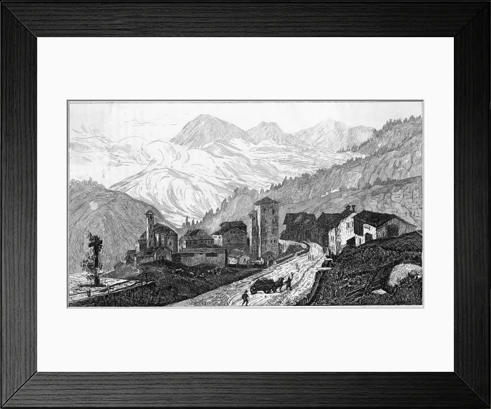 Framed Print : Switzerland Simplon Framed Print : Switzerland Simplon