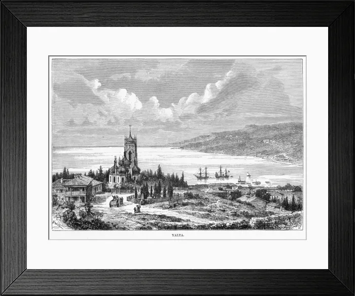 Framed Print : Ukraine Yalta Framed Print : Ukraine Yalta