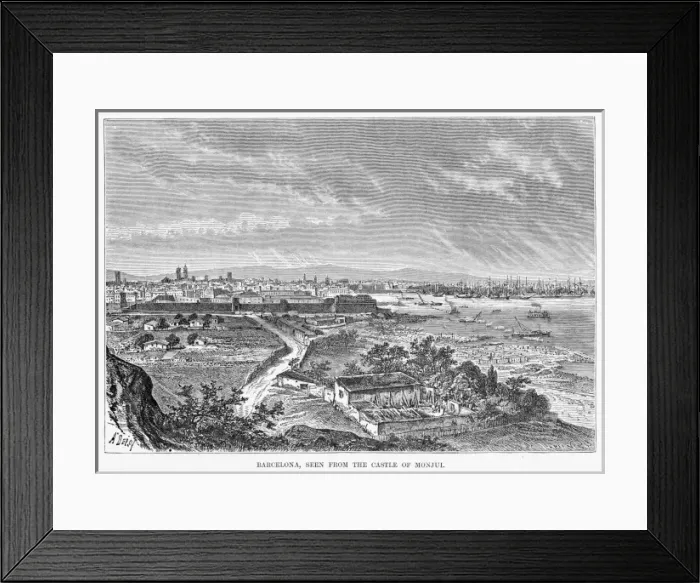 Framed Print : Spain Barcelona Framed Print : Spain Barcelona