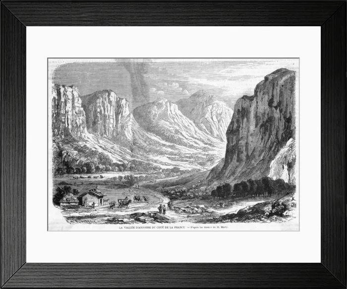 Framed Print : Spain Andorra Framed Print : Spain Andorra