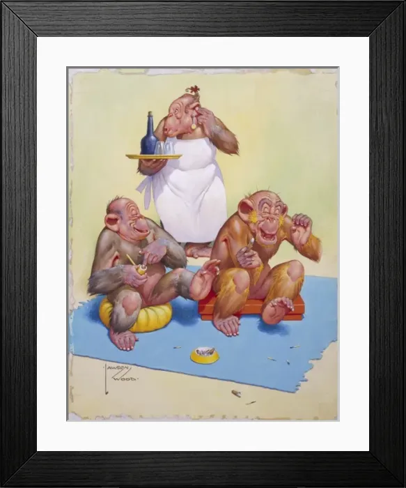Framed Print : At the Club Framed Print : At the Club