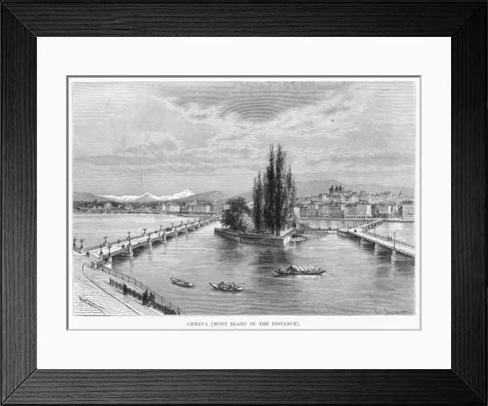 Framed Print : Switzerland Geneva Framed Print : Switzerland Geneva