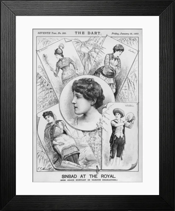 Framed Print : Grace Huntley - Panto