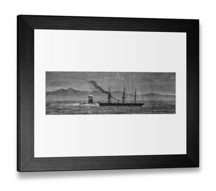 Framed Print : The Zulu war. The transport steamer City of Paris Framed Print : The Zulu war. The transport steamer City of Paris