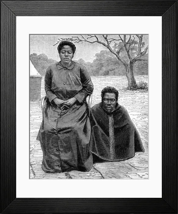 Framed Print : The restoration of Cetshwayo Framed Print : The restoration of Cetshwayo