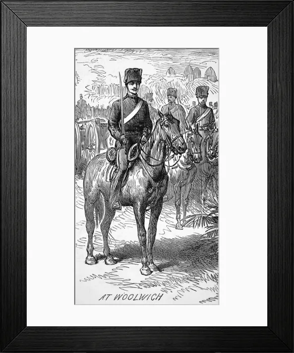 Framed Print : Zulu war. The Late Prince Imperial at Woolwich Framed Print : Zulu war. The Late Prince Imperial at Woolwich