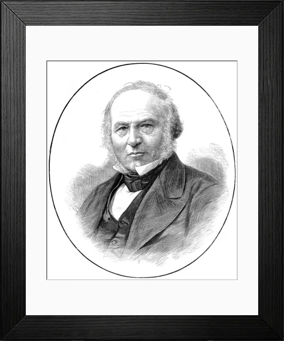 Framed Print : The late Sir Rowland Hill, author of the Penny Postage syste Framed Print : The late Sir Rowland Hill, author of the Penny Postage syste