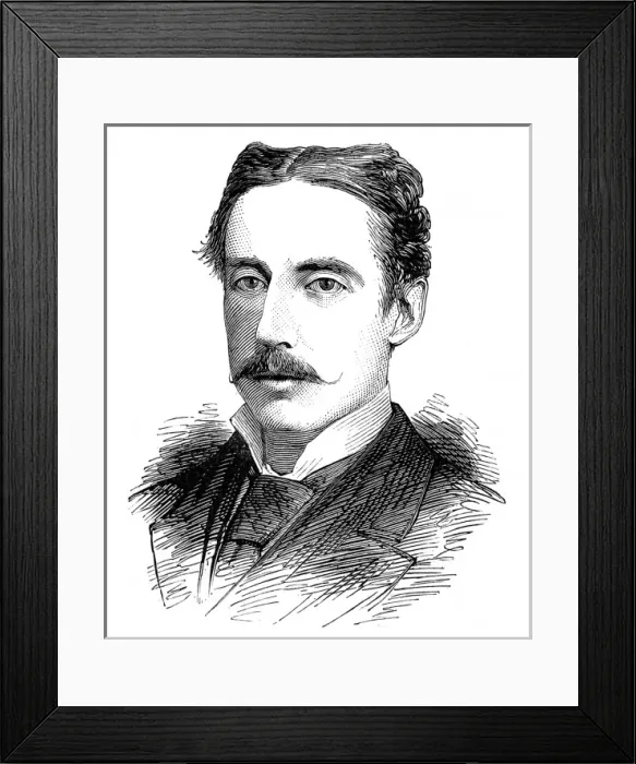 Framed Print : The Zulu war. Portraits of officers