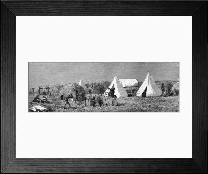 Framed Print : The Zulu Wars. The restoration of Cetewayo (Cetshwayo) Framed Print : The Zulu Wars. The restoration of Cetewayo (Cetshwayo)