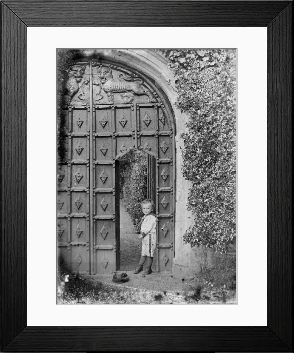 Framed Print : Boy by Gateway - 2 of 3 Framed Print : Boy by Gateway - 2 of 3