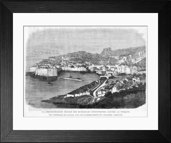 Framed Print : Croatia Dubrovnik Framed Print : Croatia Dubrovnik