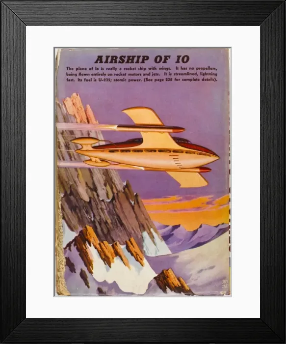 Framed Print : Airship of Io Framed Print : Airship of Io