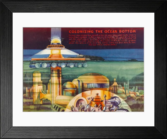 Framed Print : Submarine Colonies Framed Print : Submarine Colonies