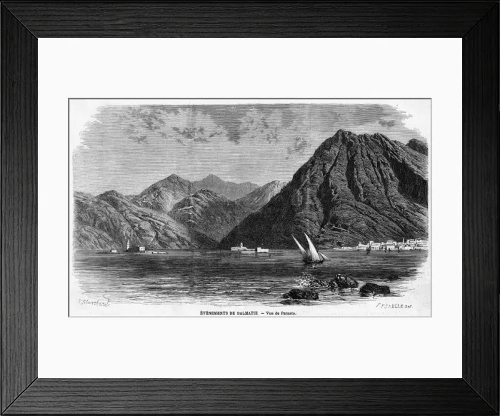 Framed Print : Montenegro Perastro Framed Print : Montenegro Perastro