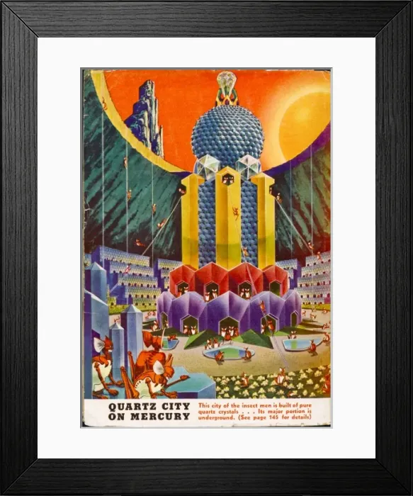 Framed Print : A City on Mercury Framed Print : A City on Mercury