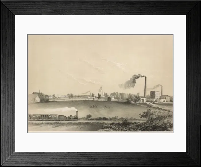 Framed Print : Belgian Factory Framed Print : Belgian Factory