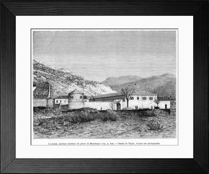 Framed Print : Montenegro Cetinje