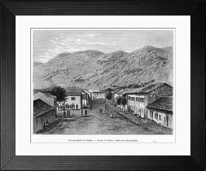 Framed Print : Montenegro Cetinje Framed Print : Montenegro Cetinje