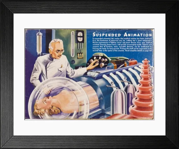 Framed Print : Freezing Human Tissue Framed Print : Freezing Human Tissue