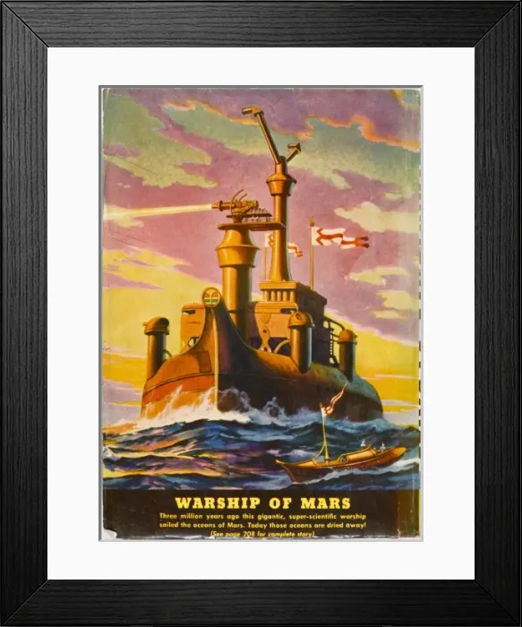 Framed Print : Warship of Mars Framed Print : Warship of Mars