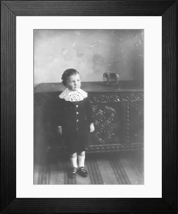 Framed Print : Young Boy in Sunday Best Framed Print : Young Boy in Sunday Best