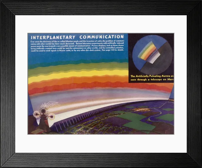 Framed Print : Space Communication Framed Print : Space Communication
