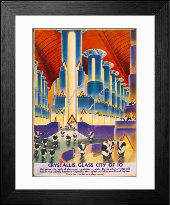 Framed Print : A City on Io Framed Print : A City on Io