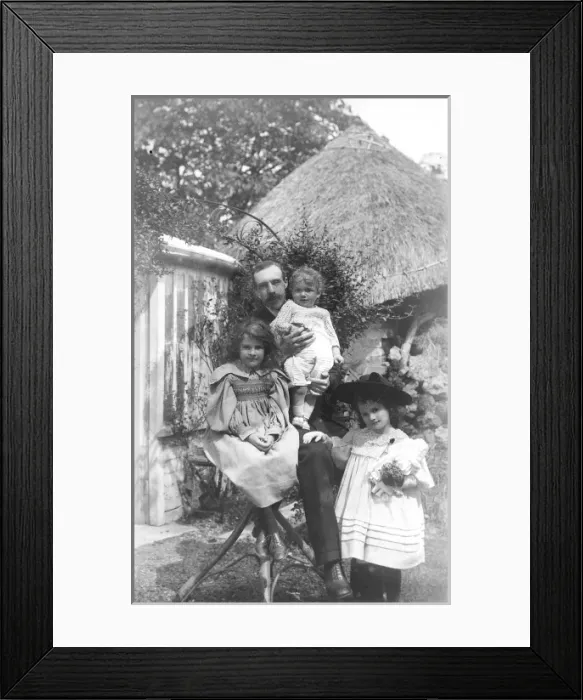 Framed Print : Father & Children Framed Print : Father & Children