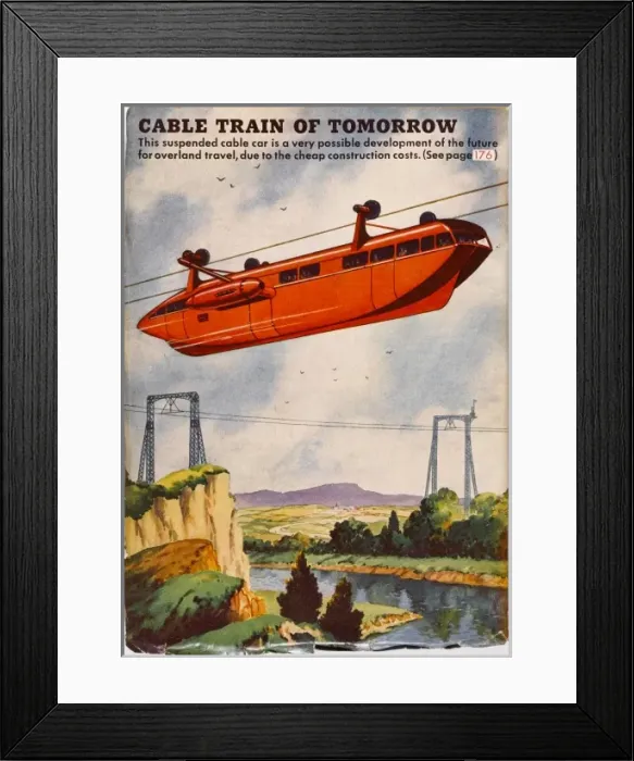 Framed Print : Cable Railway Future Framed Print : Cable Railway Future