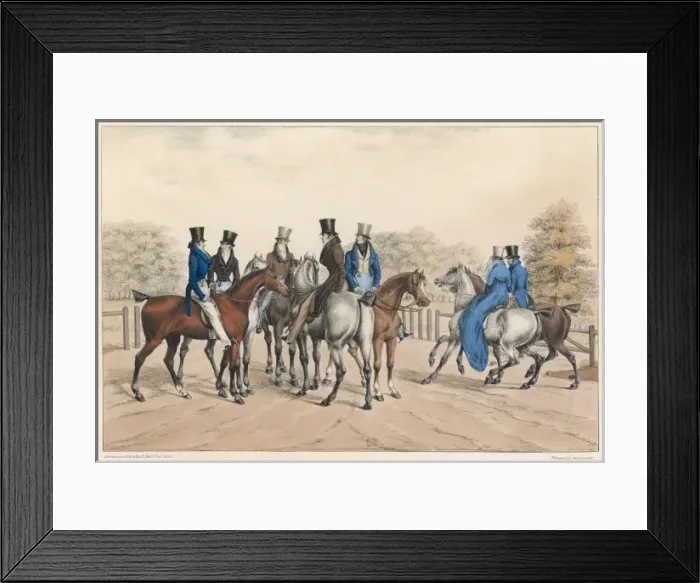 Framed Print : Riders in Hyde Park
