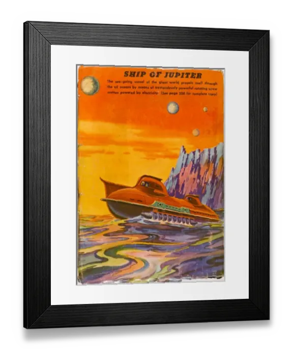 Framed Print : Ship of Jupiter Framed Print : Ship of Jupiter