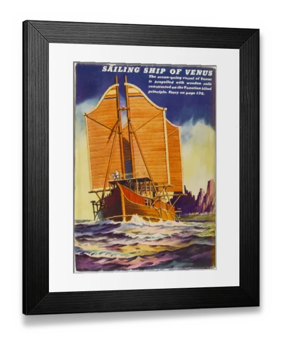 Framed Print : Venus Sailing Ship Framed Print : Venus Sailing Ship