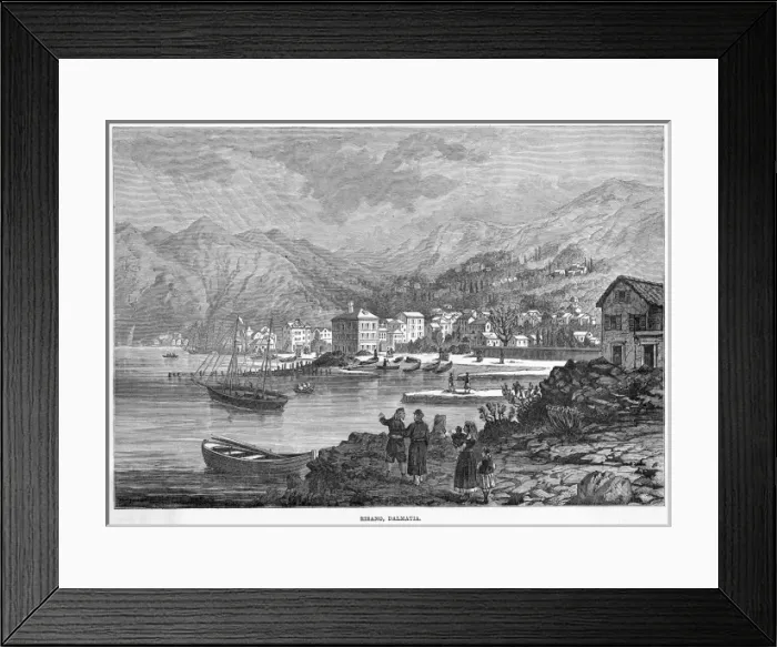 Framed Print : Montenegro Risan Framed Print : Montenegro Risan