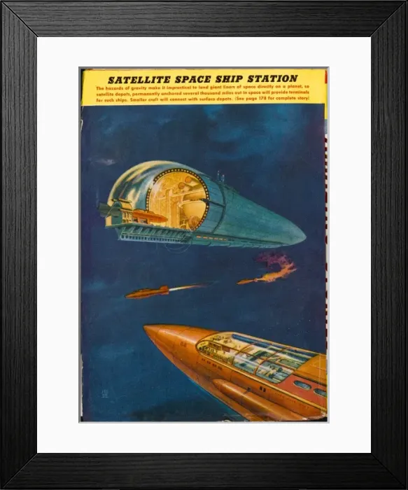 Framed Print : Space Ship Station Framed Print : Space Ship Station