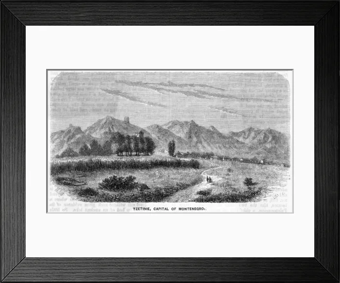 Framed Print : Montenegro Cetinje Framed Print : Montenegro Cetinje