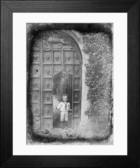 Framed Print : Boy by Gateway - 3 of 3 Framed Print : Boy by Gateway - 3 of 3