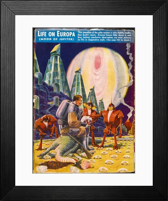 Framed Print : Life on Europa Framed Print : Life on Europa