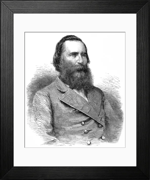 Framed Print : General James Longstreet (1821-1904) Framed Print : General James Longstreet (1821-1904)