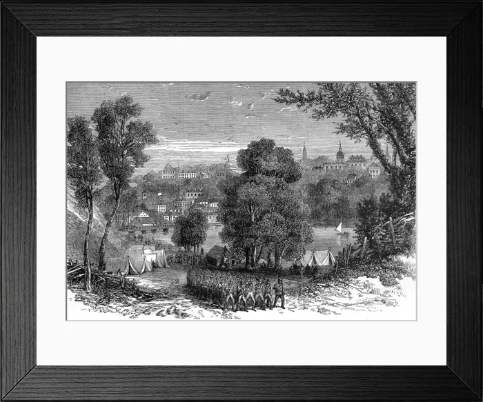 Framed Print : Petersburg, Virginia; American Civil War, 1864 Framed Print : Petersburg, Virginia; American Civil War, 1864