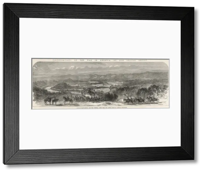 Framed Print : The Federal Position at Chatanooga; American Civil War, 1863 Framed Print : The Federal Position at Chatanooga; American Civil War, 1863
