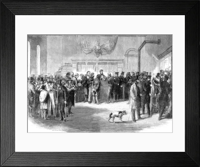 Framed Print : The Civil War in America. Claiming exemption from the draugh Framed Print : The Civil War in America. Claiming exemption from the draugh
