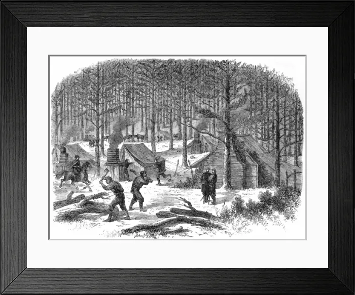 Framed Print : General Stuarts Headquarters; American Civil War, 1864 Framed Print : General Stuarts Headquarters; American Civil War, 1864