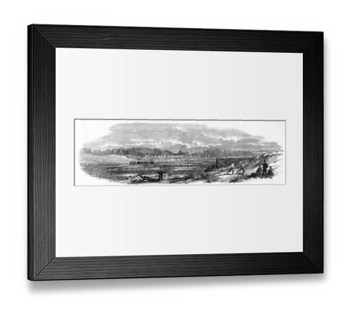 Framed Print : The Civil War in America: Camp at Hatteras Inlet Framed Print : The Civil War in America: Camp at Hatteras Inlet