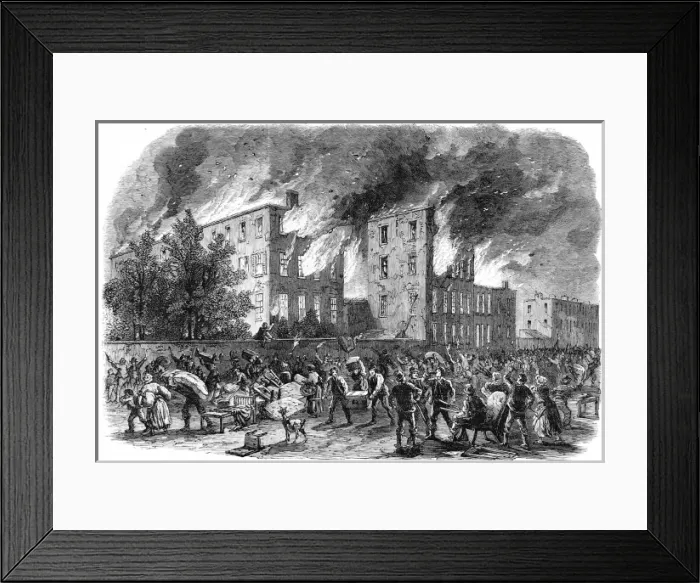 Framed Print : The Civil War in America: Riots in New York Framed Print : The Civil War in America: Riots in New York