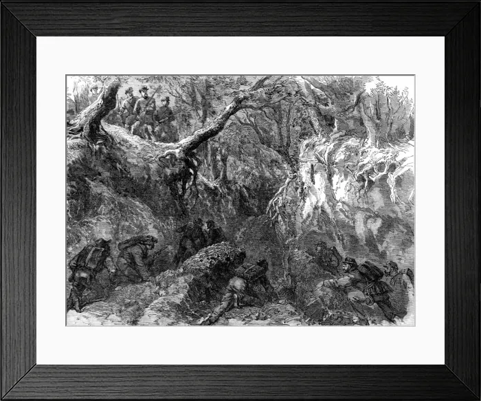 Framed Print : The Civil war in America. Confederate scouts Framed Print : The Civil war in America. Confederate scouts